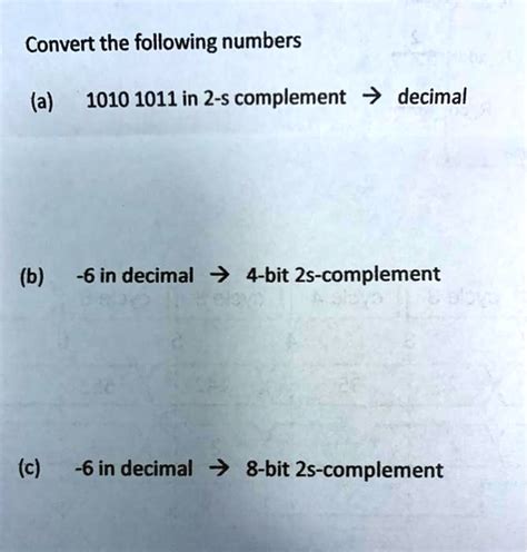 Image result for 2s Complement to Decimal