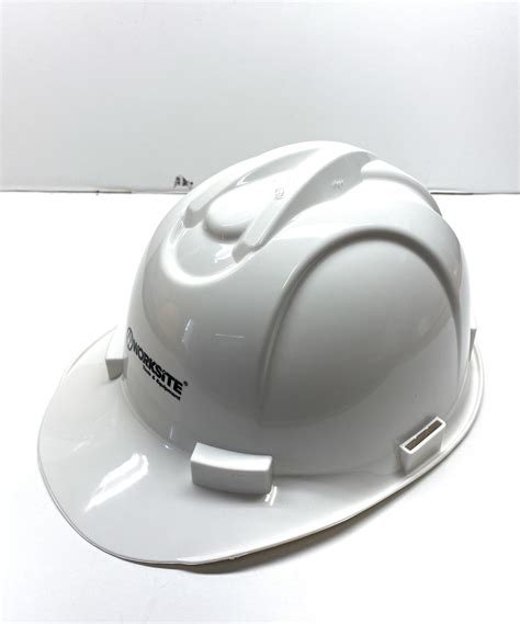 White Full Brim Hard Hat Construction Type Safety Adjustable - Etsy