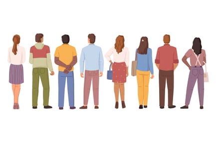 People Standing Back 的图像结果