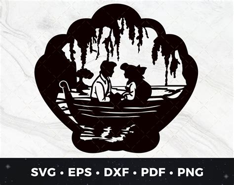 Ariel And Eric Silhouettes