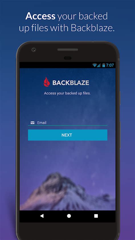 Image result for Backblaze Mobile-App