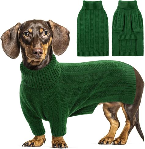 Amazon.com : Queenmore Small Dog Sweaters for Small Dogs Girls Boys ...