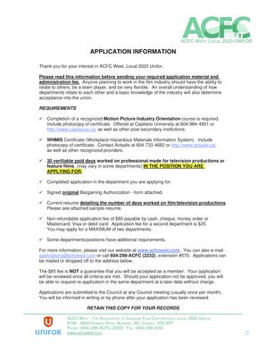 Fillable Online Grip - ACFC West, Local 2020 CEP Fax Email Print ...