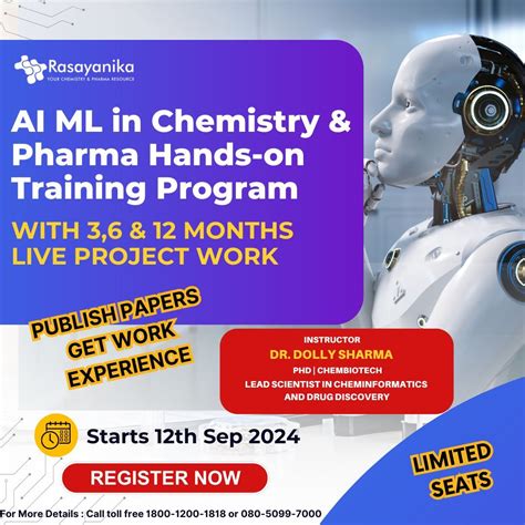 AI ML in Chemistry & Pharma Hands-on Training Program With 3, 6 & 12 ...