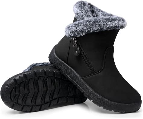 Amazon.com | SHIBEVER Winter Boots for Women Waterproof: Womens Snow ...