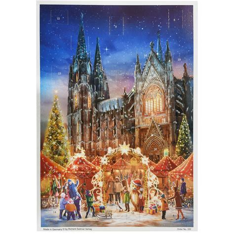 Christmas Market Paper Advent Calendar