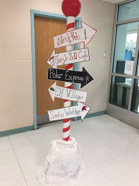 Polar Express North Pole Sign | DIY Christmas Decorations