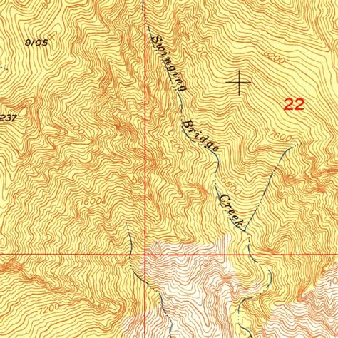 Timpanogos Cave, UT (1950, 24000-Scale) Map by United States Geological ...