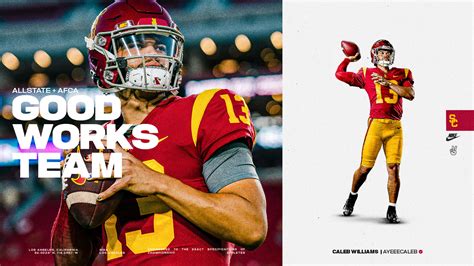 Download Caleb Williams Good Works Team Wallpaper | Wallpapers.com