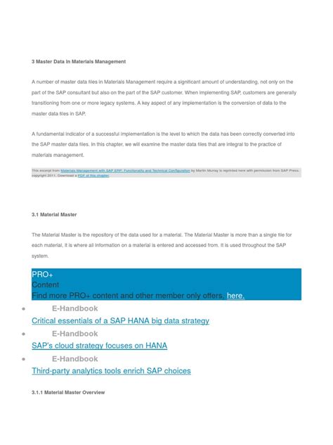 Image result for SAP Material Master Data Life Cycle