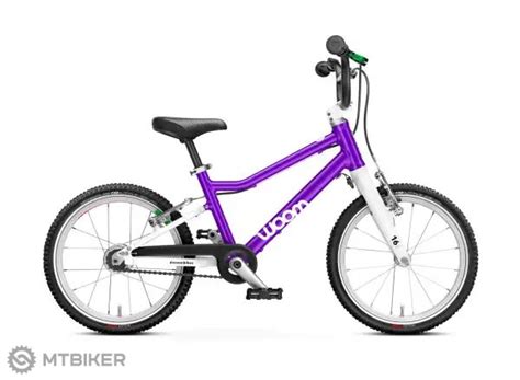woom 3 Automagic 16 children's bike, purple - MTBIKER.shop