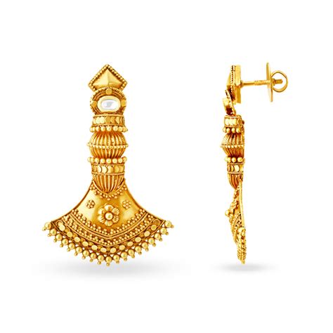 Eccentric Gold Drop Earrings