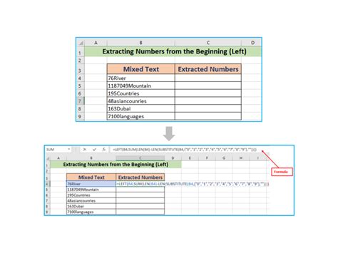Image result for Extract Numbers Excel