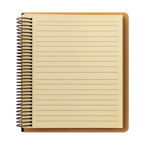 Notebook Paper PNG 的图像结果