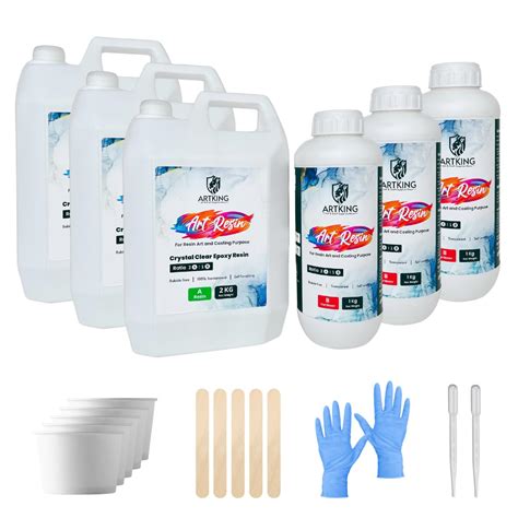 THE ARTKING 2:1 Ratio Epoxy Art Resin Combo Kit for Beginners ...