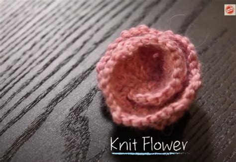 Knit Flower Tutorial 的图像结果