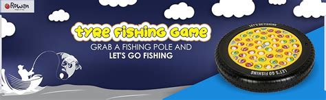 Buy Rowan Yellow Fishing Game – Small Musical Rotating Fishing Toy for ...