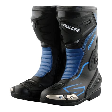Axor Slipstream Riding Boots Black Blue – Destination Moto