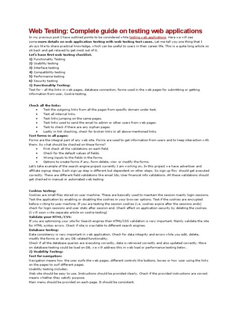 Image result for How to Do Web Testing