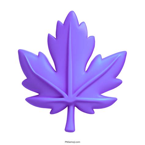 Maple Leaf Emoji Multicolor 3D PNG, ClipArt Collection – PNG Emoji