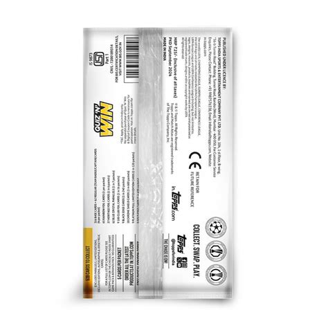 Topps Match Attax Season Year 2024-25 Flow Pack Rs. 25.00 | SAMS TOY ...