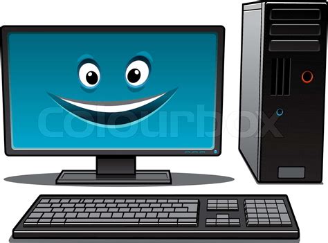 Image result for Desktop Computer Cartoon