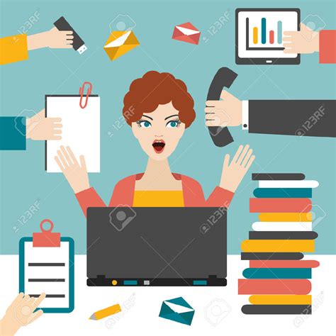 Busy Office Woman Clip Art 的图像结果