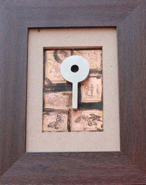 "The Sindhu Series 3": Light Brown Mixed Media Painting by Kajal ...