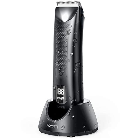 Buy Body Trimmer for Men, Electric Groin Hair Trimmer, Waterproof Wet ...