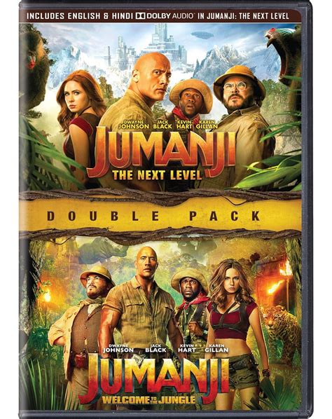 Jumanji Double Pack: 2 Movie Collection - Jumanji: The Next Level (2019 ...