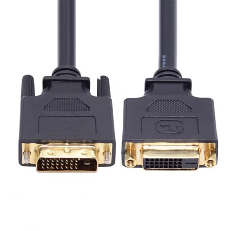CY Cable DVI 24+1 Male to Female Extension Cable DVI-D Dual Link ...