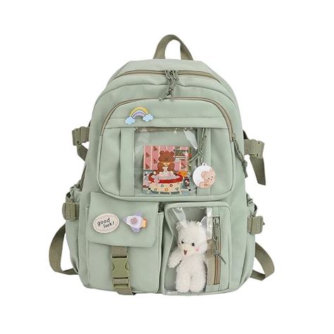 XForce Plaza Cute Backpacks Waterproof Multi-Pocket Nylon School Laptop ...
