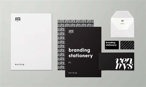 Free Branding Stationery Mockup (PSD)