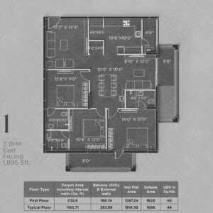 Explore Floor Plans for 2, 3 & 4 BHK Apartments in Tellapur
