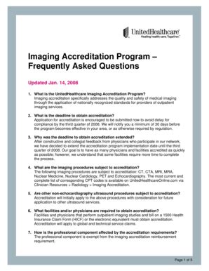 Fillable Online Imaging Accreditation Program Frequently ... - Philips ...