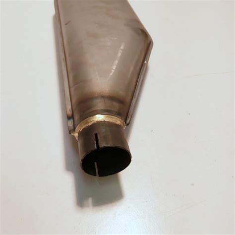 BSA Sloper Silencer RHS. 2". unplated | BRITISH Only Austria ...