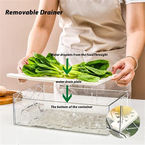 Buy GuoTcusy Fridge Organizer Bins, Pantry Organization and Storage ...