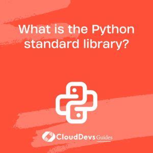 Python Standard 的图像结果
