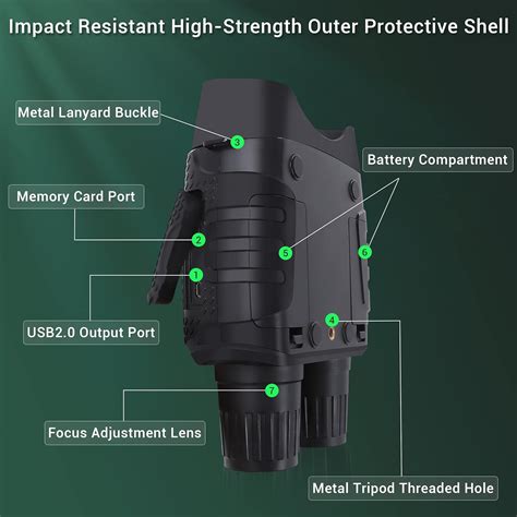 Deesoo HD Infrared Binoculars Night Vision Military Large India | Ubuy