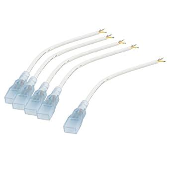 Generic 5Set 10mm Terminals Pitch RGB LED Light Strips 3P Connector ...
