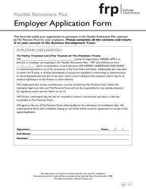 Fillable Online tpt org Flexible Retirement Plan - tpt org Fax Email ...