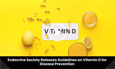 Endocrine Society Releases Guidelines on Vitamin D for Disease Prevention