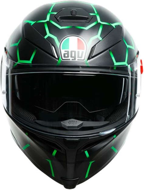 AGV K5 VULCANUM GREEN Motorbike Helmet - Buy AGV K5 VULCANUM GREEN ...