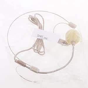 SECRET DESIRE Double Ear Hook Wired Headset Headworn Microphone Beige ...