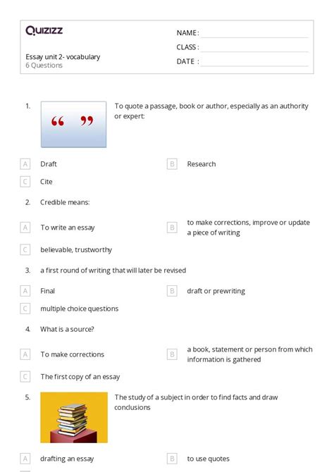 50+ Research Writing worksheets for 5th Class on Quizizz | Free & Printable