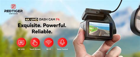 Redtiger F4 4K Voice Control Dash Cam – Redtiger IN