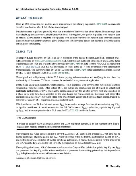 Computer Networking: SSH and TLS Protocols Overview for CS 101 - Studocu