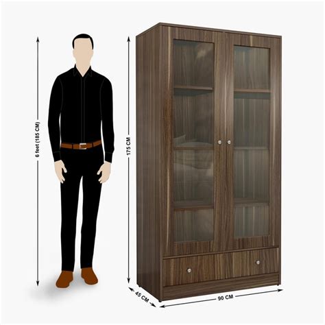 Buy Helios Lewis Shokki Crockery Unit - Brown from Helios by Home ...