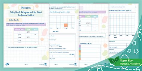 Statistics: Tally Chart, Pictogram and Bar Chart - Twinkl