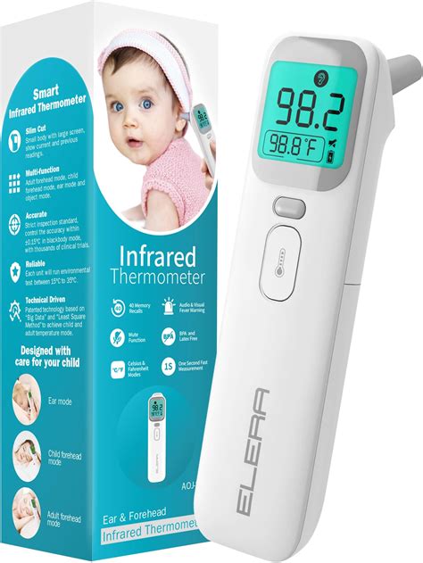 Amazon.com : Frida Baby Thermometer, 3-in-1 Infrared Thermometer for ...